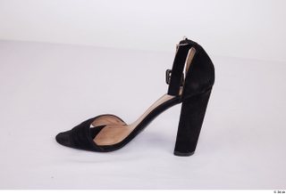 Jade Clothes  340 black ankle-strap heels casual shoes 0006.jpg